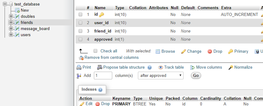 Web Installation Friends Table